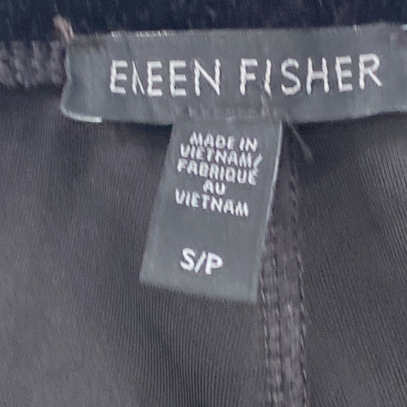 Eileen Fisher Black Velour Legging in size S - Picture 5 of 9